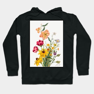 Roses, Group of Flowers (1881) by Mary Vaux Walcott, art painting Hoodie